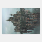 Middeleeuwse architectuur Kastelen Decoupage Inpakpapier Vel (Voorkant)