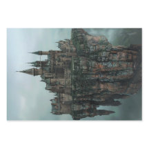 Middeleeuwse architectuur Kastelen Decoupage