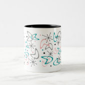 Middeleeuwse atoomMok Tweekleurige Koffiemok (Center)