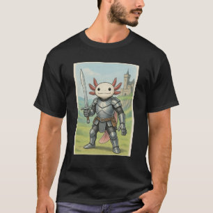 Middeleeuwse Axolotl Ridder T-shirt
