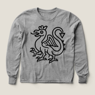 Middeleeuwse Basilisk Sigil Fantasy Heraldiek Myth