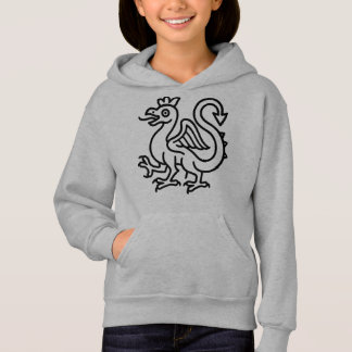 Middeleeuwse Basilisk Sigil Fantasy Heraldiek Myth