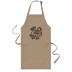 Middeleeuwse Basilisk Sigil Fantasy Heraldiek Myth Lang Schort