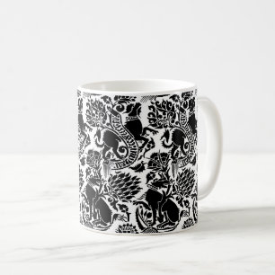 Middeleeuwse beesten koffiemok