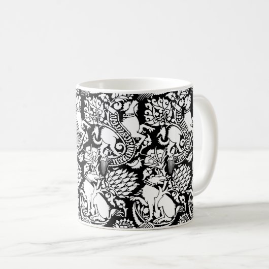 Middeleeuwse beesten koffiemok (Voorkant rechts)