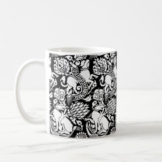 Middeleeuwse beesten koffiemok (Links)