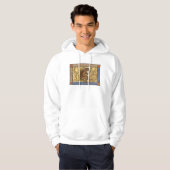 Middeleeuwse Bestiaire Aap 1270 Hoodie (Voorkant volledig)