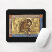 Middeleeuwse Bestiaire Aap 1270 Muismat (Met muis)