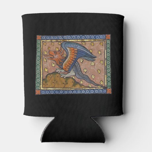 Middeleeuwse Bestiaire Draak 1270 Blikjeskoeler (Achterkant)