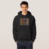 Middeleeuwse Bestiaire Draak 1270 Hoodie (Voorkant volledig)