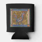 Middeleeuwse Bestiaire Haan c. 1270 Blikjeskoeler (Achterkant)