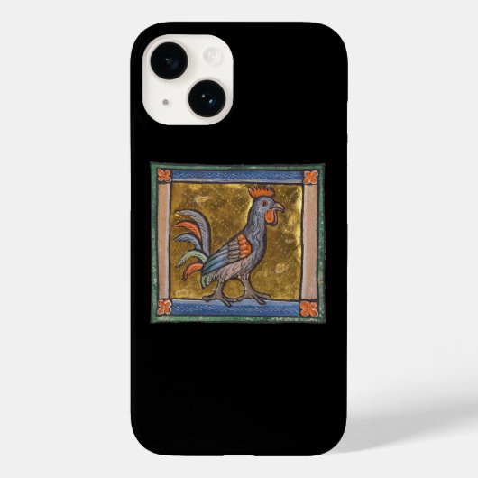 Middeleeuwse Bestiaire Haan c. 1270 Case-Mate iPhone Case (Achterkant)