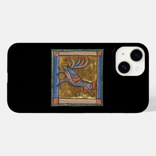 Middeleeuwse Bestiaire Haan c. 1270 Case-Mate iPhone Case (Achterkant (horizontaal))