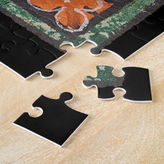 Middeleeuwse Bestiaire Haan c. 1270 Legpuzzel (Zijkant)