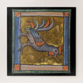 Middeleeuwse Bestiaire Haan c. 1270 Legpuzzel (Horizontaal)