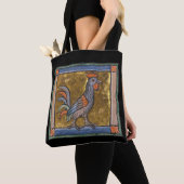 Middeleeuwse Bestiaire Haan c. 1270 Tote Bag (Dichtbij)
