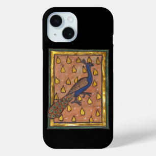 Middeleeuwse Bestiarium Pauw c. 1270 iPhone 15 Case