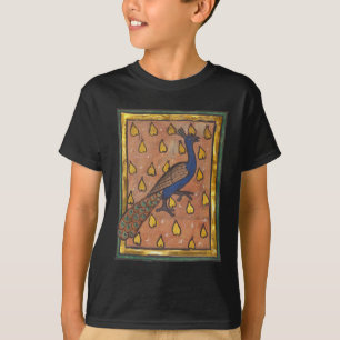Middeleeuwse Bestiarium Pauw c. 1270 T-shirt