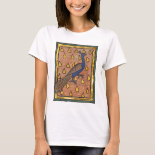 Middeleeuwse Bestiarium Pauw c. 1270 T-shirt