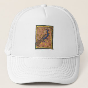 Middeleeuwse Bestiarium Pauw c. 1270 Trucker Pet