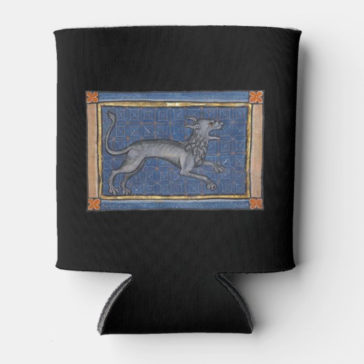 Middeleeuwse Bestiary Hyena c. 1270 Blikjeskoeler (Voorkant)