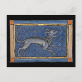 Middeleeuwse Bestiary Hyena c. 1270 Briefkaart (Voorkant)