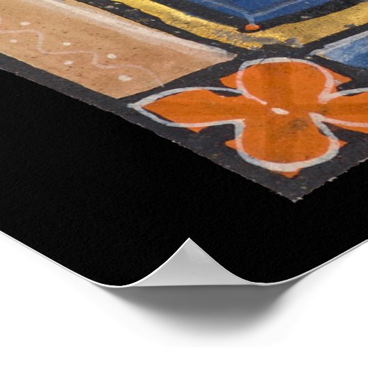 Middeleeuwse Bestiary Hyena c. 1270 Poster (Hoek)