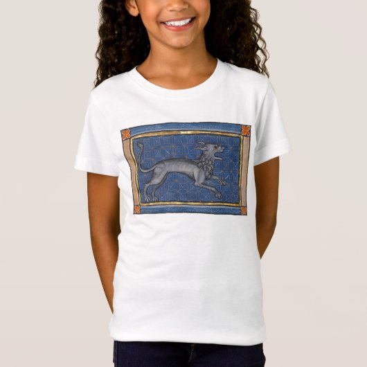 Middeleeuwse Bestiary Hyena c. 1270 T-shirt (Voorkant)