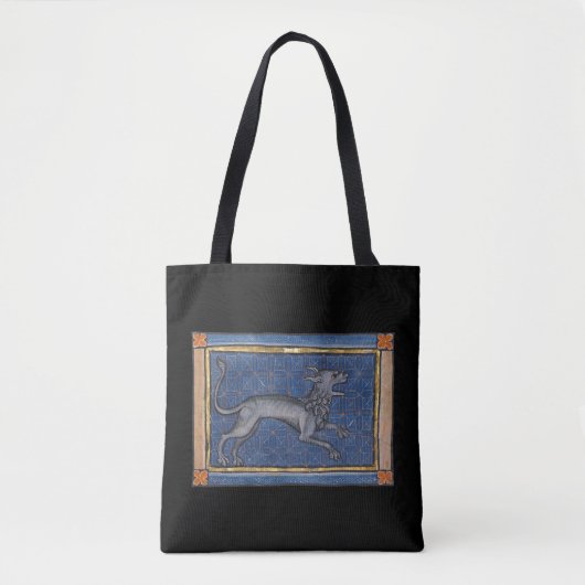 Middeleeuwse Bestiary Hyena c. 1270 Tote Bag (Voorkant)