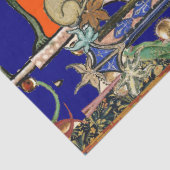 MIDDELEEUWSE BESTIARY MAKEN MUZIEK Nachtuilen, Kon Tissuepapier (Detail)