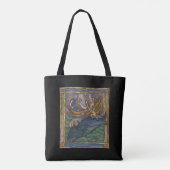 Middeleeuwse Bestiary Whale 1270 Tote Bag (Achterkant)