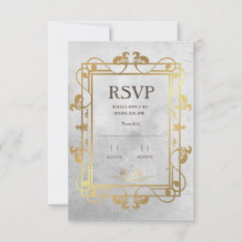 Middeleeuwse Beton&Gold RSVP