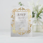 Middeleeuwse Beton&Gold RSVP (Staand voorkant)