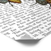 middeleeuwse bijen poster (Hoek)