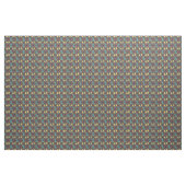 Middeleeuwse blauwe geometrisch stof (Yard (91,4 cm))