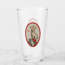 Middeleeuwse "Blep" Kat Glas Tumbler