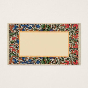 Middeleeuwse bloemen visitekaartje