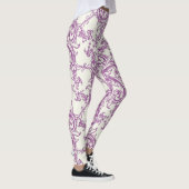 middeleeuwse bloempatroonleggingen leggings (Rechts)