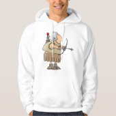 Middeleeuwse Boogschutter Krijger Grappige Ridder  Hoodie (Voorkant)