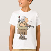 Middeleeuwse Boogschutter Krijger Grappige Ridder  T-shirt (Voorkant)