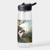 Middeleeuwse Bos Prins Fantasie Portret Waterfles (Links)
