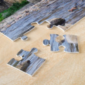 Middeleeuwse brug in Zubiri Legpuzzel (Zijkant)