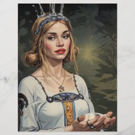  middeleeuwse bruid tiara plakboek papier