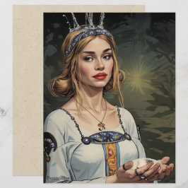  middeleeuwse bruid tiara plakboek papier