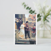 Middeleeuwse bruiloft Romance Briefkaart (Staand voorkant)