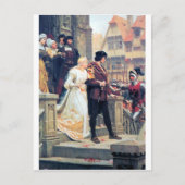 Middeleeuwse bruiloft Romance Briefkaart (Voorkant)