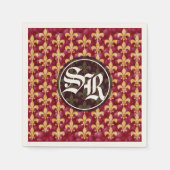 Middeleeuwse bruiloft servet (Voorkant)