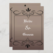 Middeleeuwse bruiloft uitnodiging (Voorkant / Achterkant)