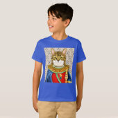 Middeleeuwse Cat Prince Kind T-shirt (Voorkant volledig)