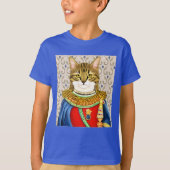 Middeleeuwse Cat Prince Kind T-shirt (Voorkant)